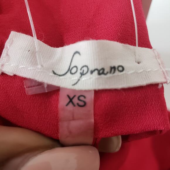 Soprano Women's Red Halter Mini Dress Size XS - Picture 7 of 8